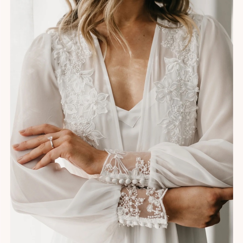 Lina Pearl Beaded Georgette Maxi